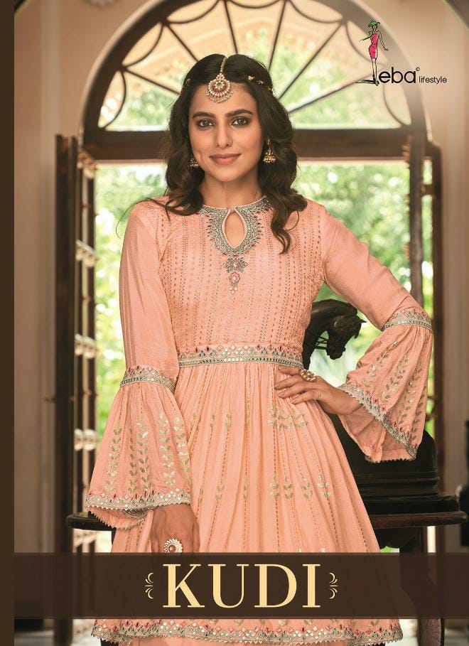 Eba Kudi Heavy Designer Embroidered Wholesale Wedding Salwar Suits Catalog